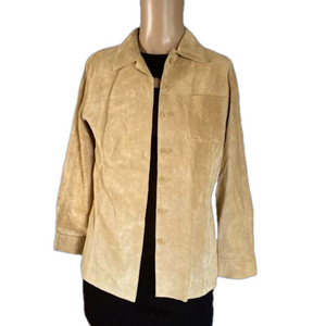 Yvonne Marie suede vintage shirt jacket.